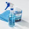 Zogics Glass Cleaner, Blue, Scent Free, 6 PK CLNGLC32CN-6